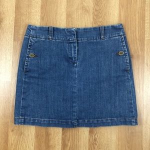 J.Crew Jean Mini Skirt